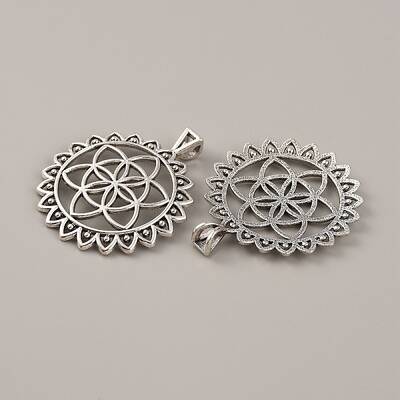 Tibetan Style Zinc Alloy Pendants
