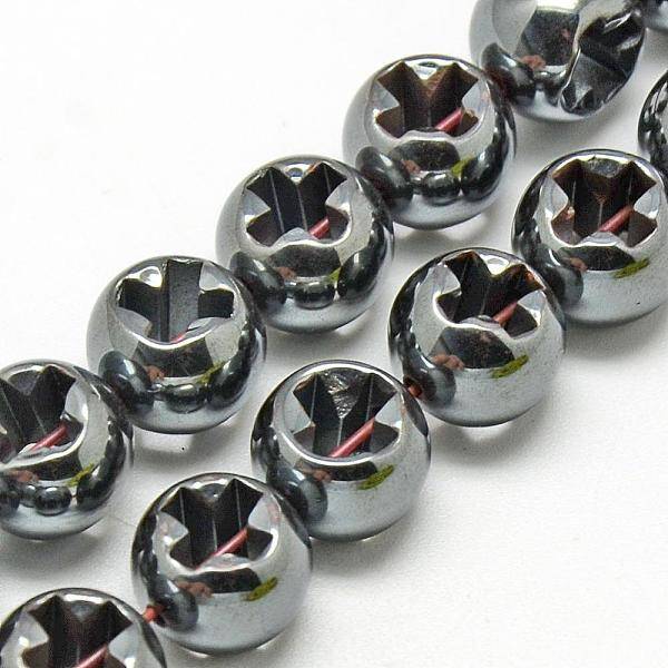 Non-magnetic Synthetic Hematite Beads Strands