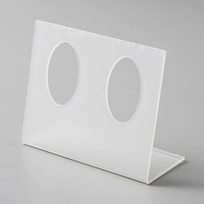 2-Hole Acrylic Stand for Soft Silicone Ear Displays