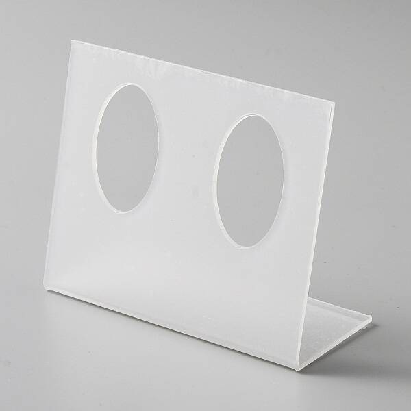 2-Hole Acrylic Stand for Soft Silicone Ear Displays