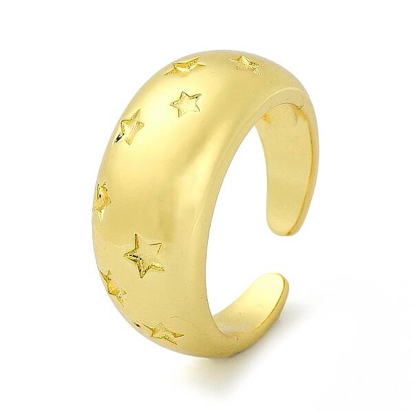Brass Open Cuff Rings