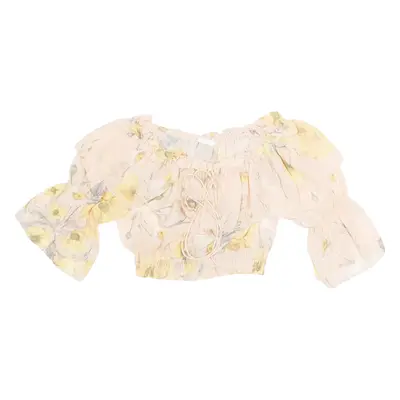 H&M Womens Printed Top Pink Floral M