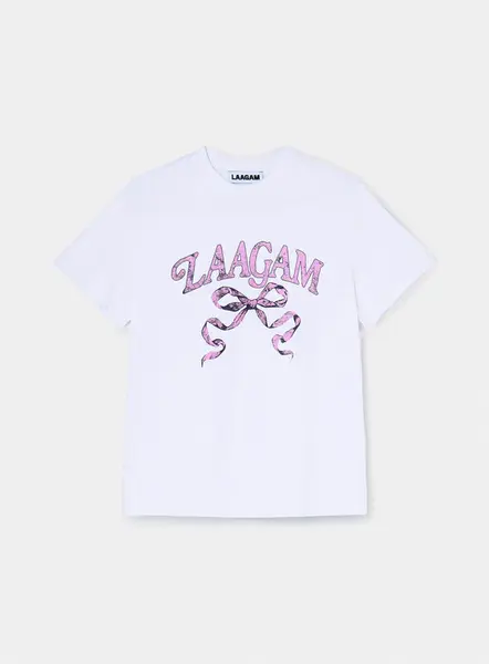 COQUETTE COTTON LOGO T-SHIRT | Size: XL
