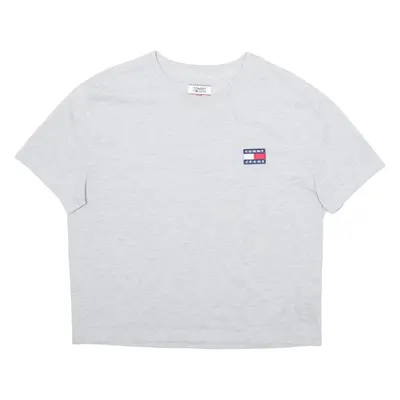 TOMMY JEANS Mens T-Shirt Grey M