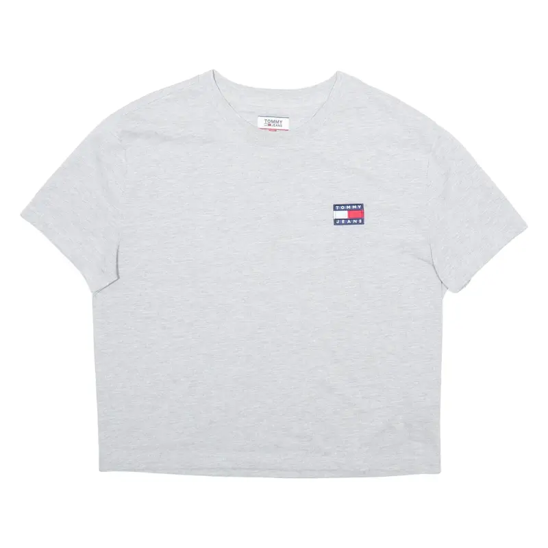 TOMMY JEANS Mens T-Shirt Grey M