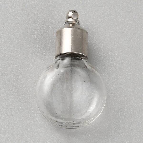 Clear Glass Bottle Pendants