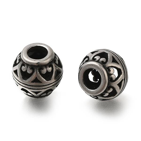 304 Stainless Steel European Beads
