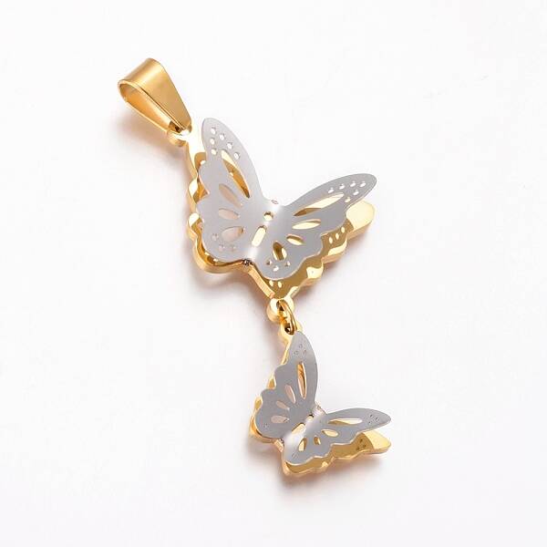 304 Stainless Steel Big Pendants
