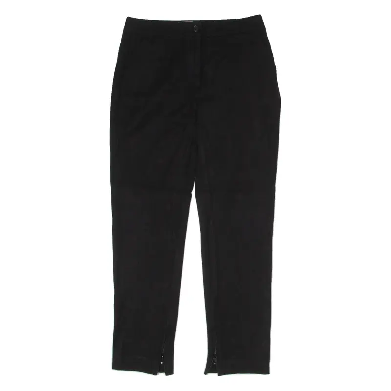 REISS Paris Womens Trousers Black Regular Jegging Viscose W28 L26