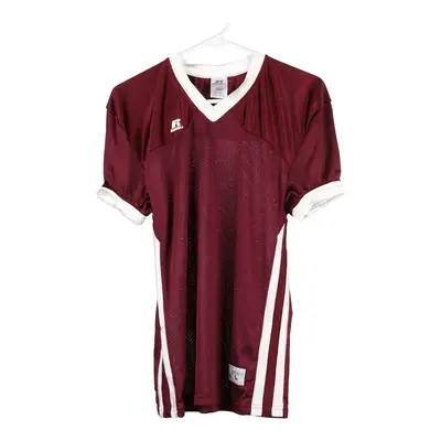 Age 12 Russell Athletic Top - Large Burgundy Polyester