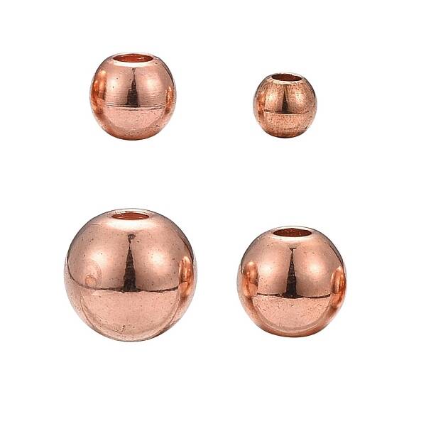 200Pcs 4 Size Brass Spacer Beads