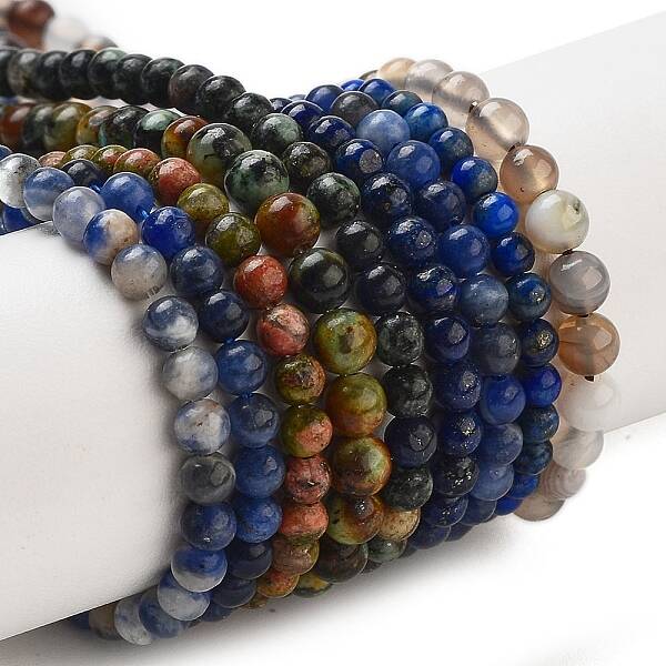 Natural Mixed Gemstone Beads Strands