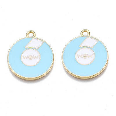 Alloy Enamel Pendants