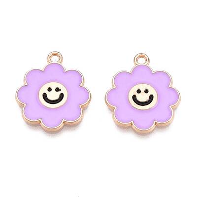 Alloy Enamel Pendants