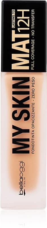 Bellaoggi My Skin Mat 12H Long-Lasting Mattifying Foundation Color Warm Beige 30 Ml