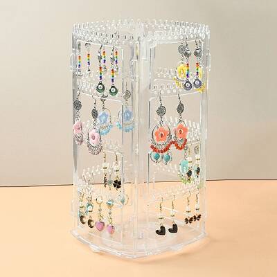 Rotating Acrylic Earring Display Stands