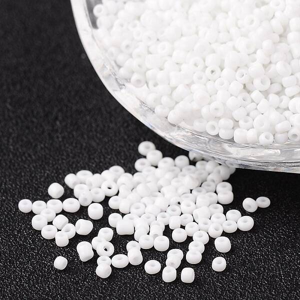 12/0 Opaque Colours Round Glass Seed Beads