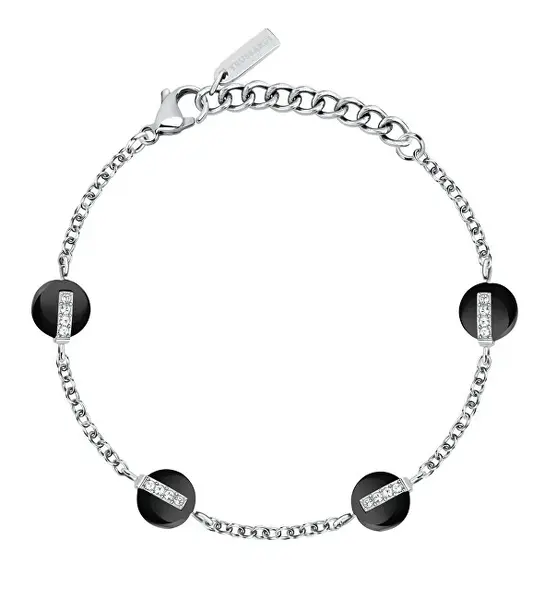Trussardi Bracciale Da Donna In Acciaio Con Cristalli T-Round Tjayf09