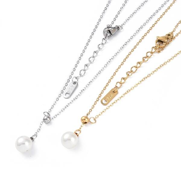 Ion Plating(IP) 304 Stainless Steel Cable Chain Necklaces
