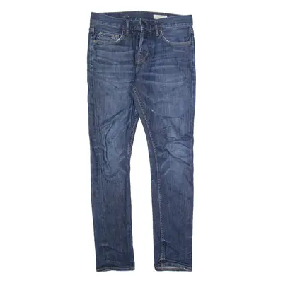 ALL SAINTS Cigarette Fit Mens Jeans Blue Slim Skinny Stone Wash W28 L29