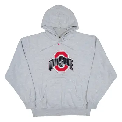 NIKE Ohio State Mens Grey Hoodie USA L