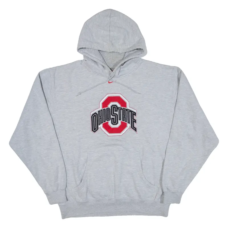 NIKE Ohio State Mens Grey Hoodie USA L