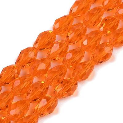 Transparent Glass Beads Strands