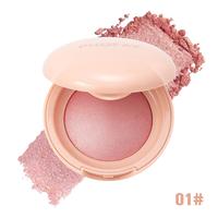 Glitter Powder Blush, Soft Pinch Glow Blush Cosmetic, Peach Makeup Powder Blush - Summer Turn-Up Blend Lightweight Gifts