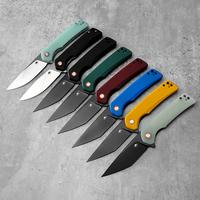 J147-VIREX, D2 Blade With G10 Handle EDC Folding Pocket Knife
