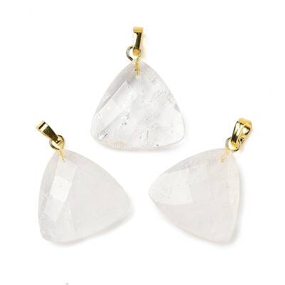 Natural Quartz Crystal Pendants