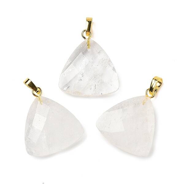 Natural Quartz Crystal Pendants