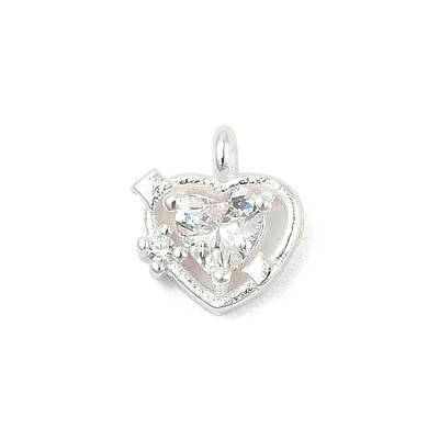 925 Sterling Silver Micro Pave Cubic Zirconia Pendants