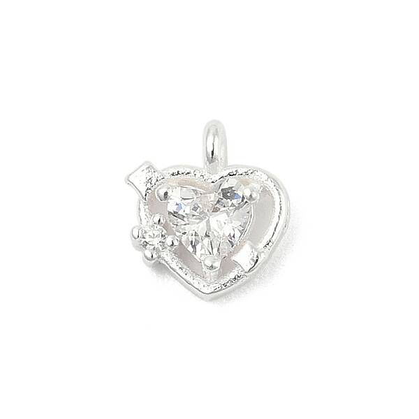 925 Sterling Silver Micro Pave Cubic Zirconia Pendants