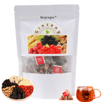 Kidney Tea Formula Ginseng Five Treasure Tea, Chinese Kidney Tea for Men and Women, Natural Herbal Ingredients for Kidney Tra...