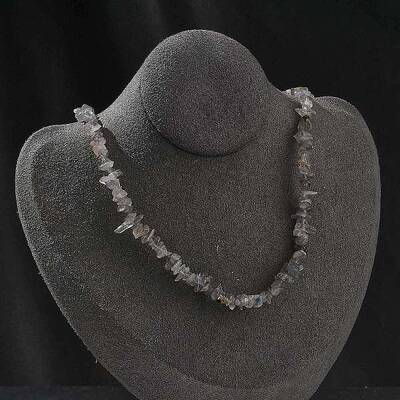 Natural Labradorite Chip Beaded Necklaces for Men Women