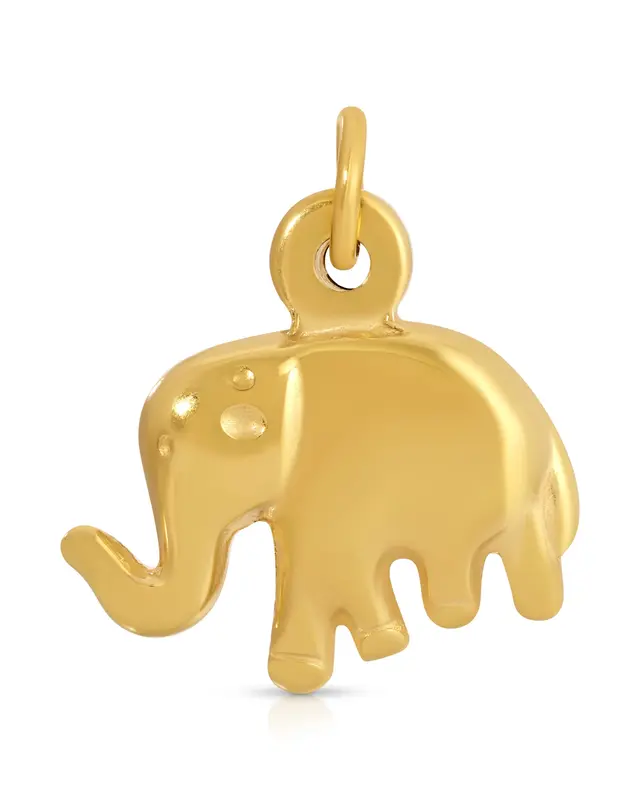 Elephant Charm | Metal Color: Gold