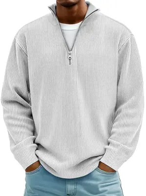 Calix | Stylish Cuff Zip-Up Sweater