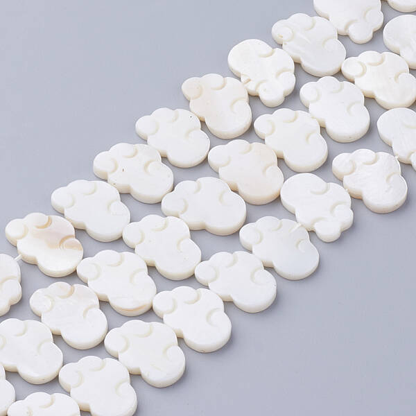 Natural White Shell Beads