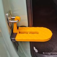 Car Door Step, Compact Safety Ladder with Hammer, 1 Count Roof Cleaning Door Latch Hook, Anti-slip Surface, and Durable Const...