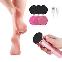 Rechargeable Electric Foot File, 1 Box Portable Foot Dead Skin Remover & Accessories, Multifunctional Personal Foot Care Tool...