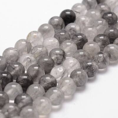 Natural Cloudy Quartz Beads Strands