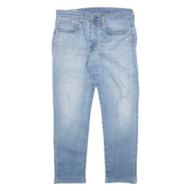 LEVI'S Big E Mens Jeans Blue Slim Tapered Stone Wash W32 L27