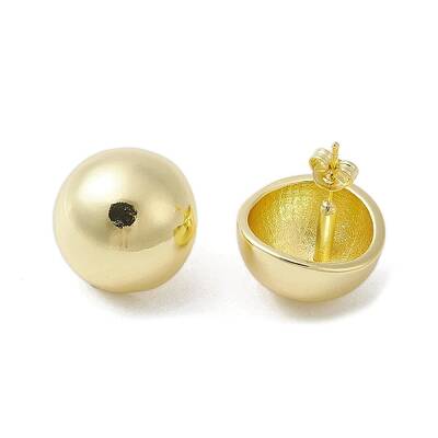 Brass Stud Earrings