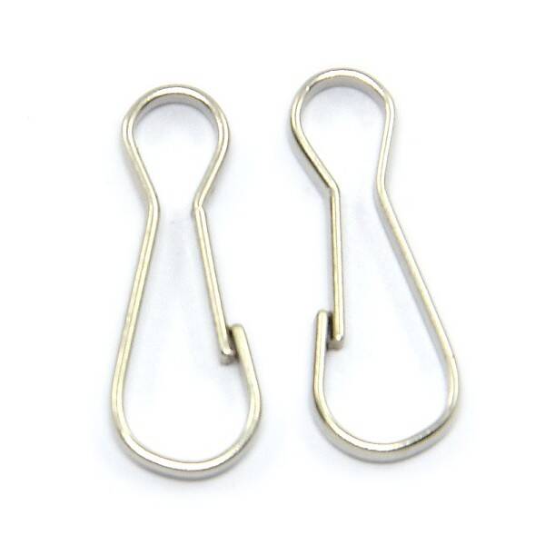 Iron Keychain Clasp Findings