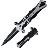 Black Cross Knife Pocket Knife Blade Cross Design Super Knife Assisted Open Even Blade Hunting Camping Fishing Accessories