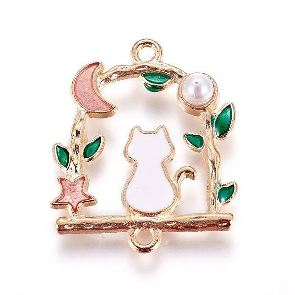 Zinc Alloy Kitten Links connectors