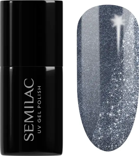 Semilac UV Hybrid Day and Night Gel Nail Polish with UV/LED Lamp Color 398 Classy & Sassy 7ml