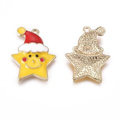 Alloy Enamel Pendants