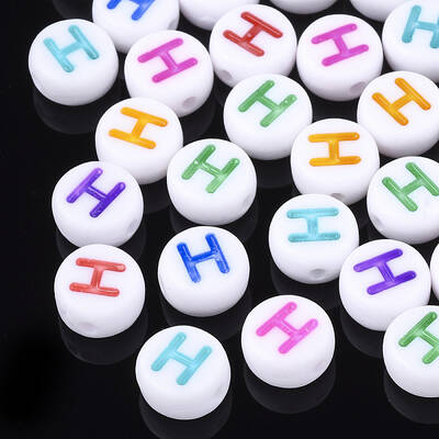 Initial Acrylic Beads