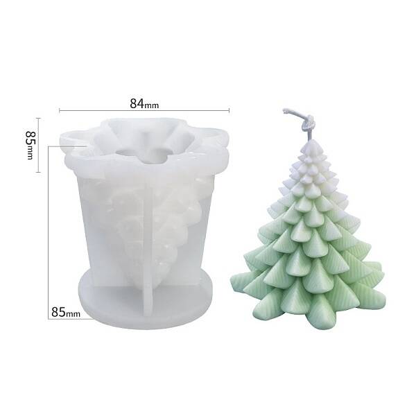 Christmas Tree DIY Candle Silicone Molds